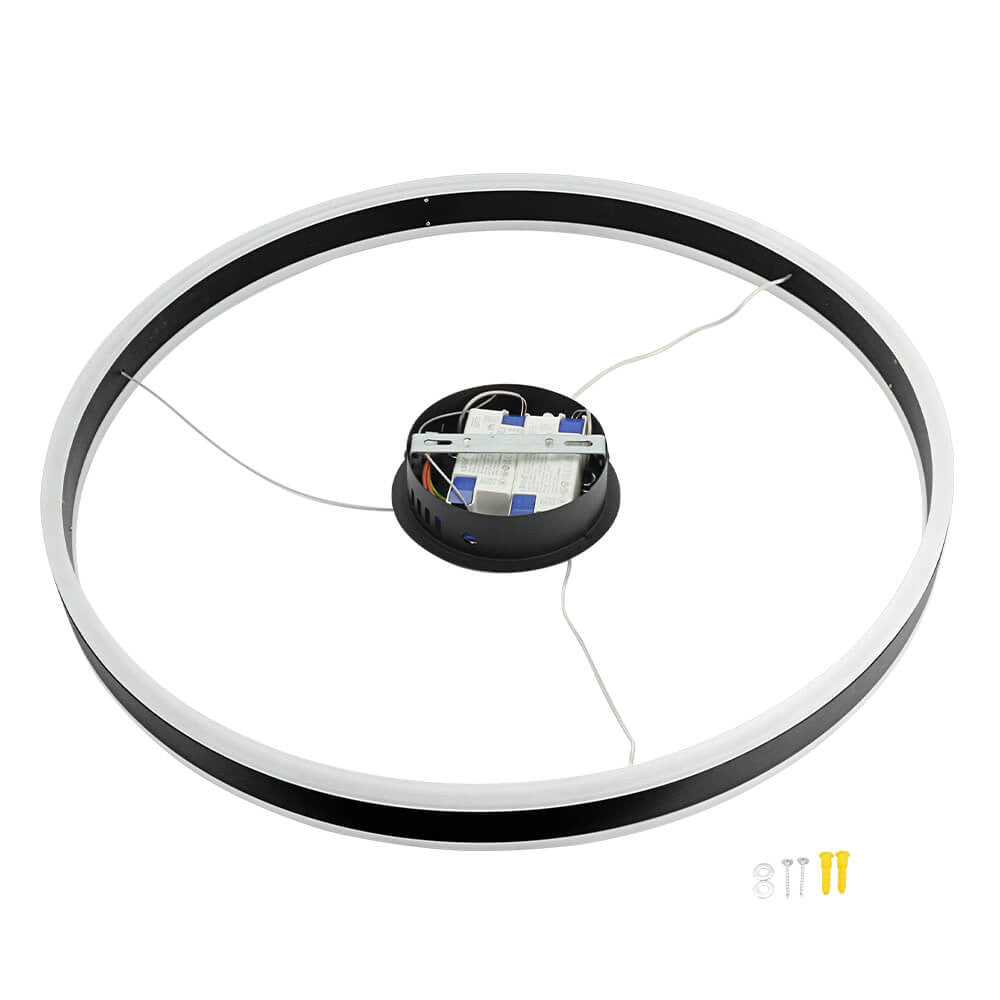 LED Pendant Lamp 36W Sand Black - image 4