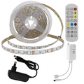LED Strip Set Adapter + Bluetooth Music + Remote 60 LEDs