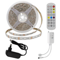 Waterproof LED Strip Set Adapter + Bluetooth Music + Remote 60 LEDs