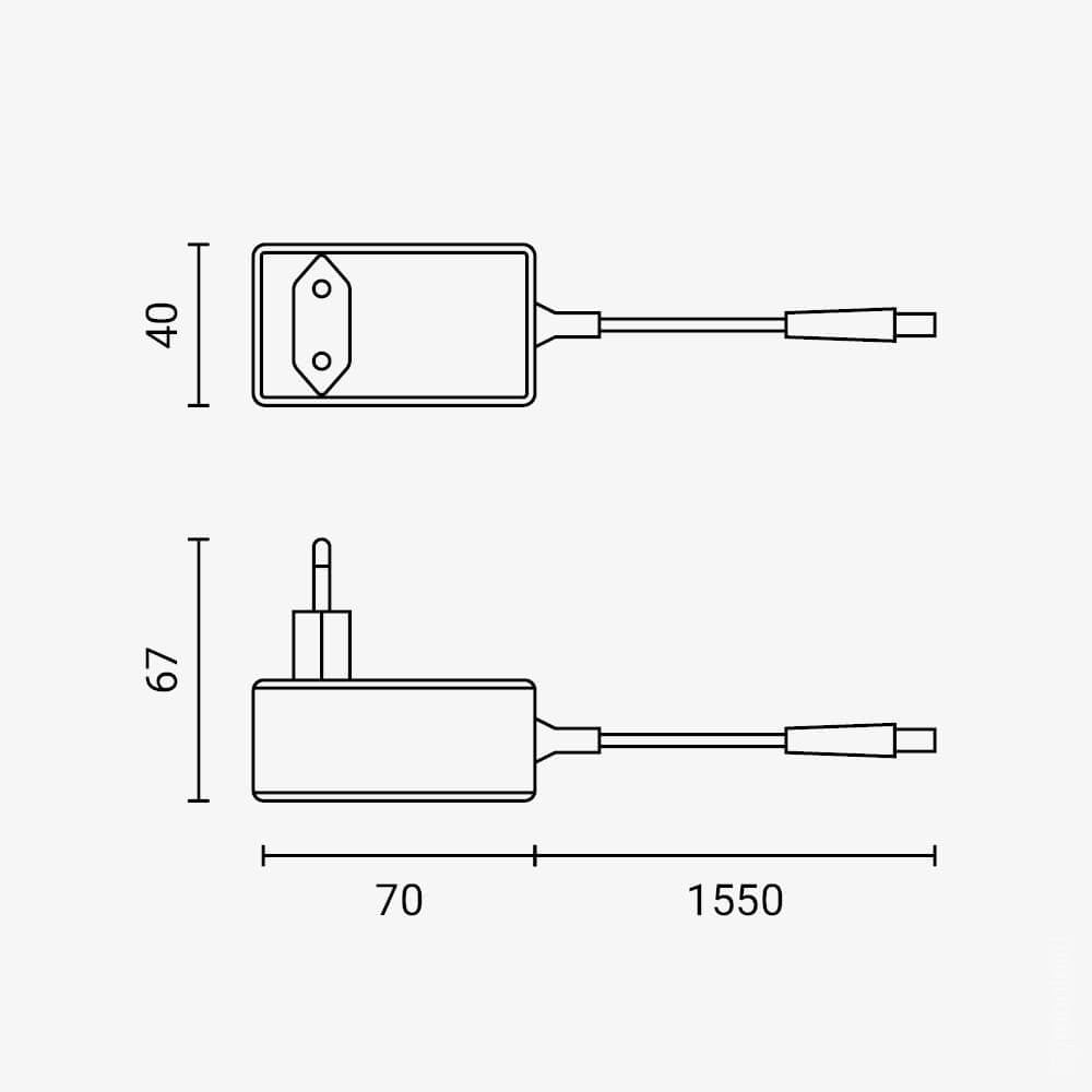 LED STRIP SET Power Supply 12V + Remote Control + 5M 2835 LED Strip Roll 126 SMD/M IP65 - image 7