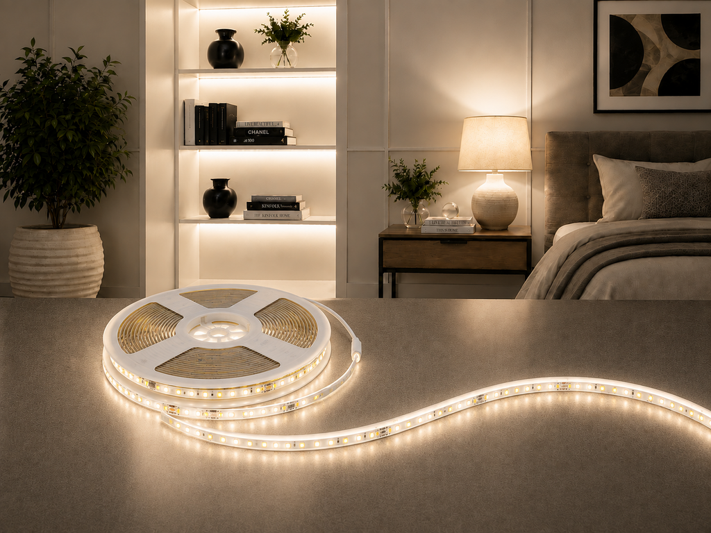 LED STRIP SET Power Supply 12V + Remote Control + 5M 2835 LED Strip Roll 126 SMD/M IP65 - image 8