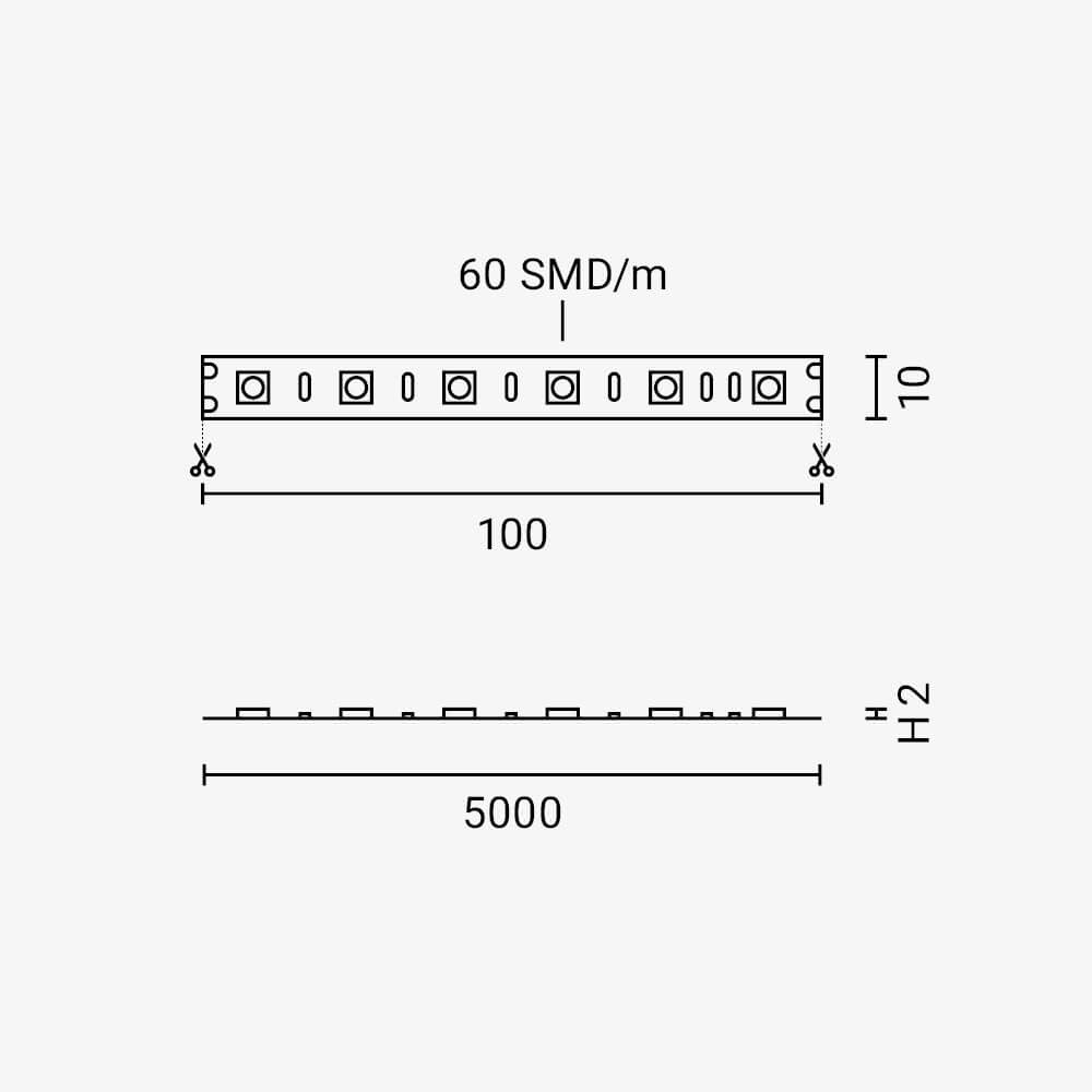 LED Strip 5054 24V Non-Waterproof 3 Years Warranty - image 3