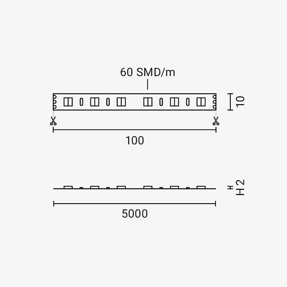 LED Strip 5025 IP65 Waterproof 3000K-6000K 3 Years Warranty - image 3