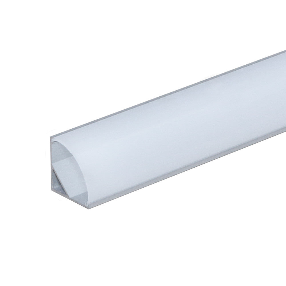 Aluminium Profile For LED Strip Ggray Angle 12mm L=2m