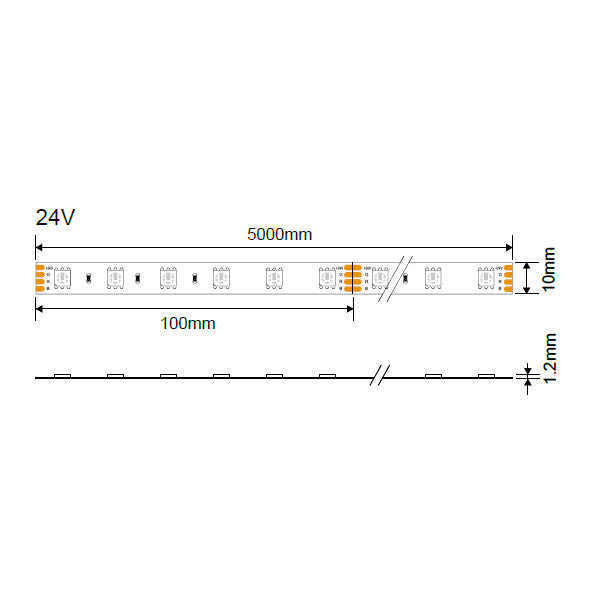 LED Strip 5050 24v Waterproof Professional Edition - product view
