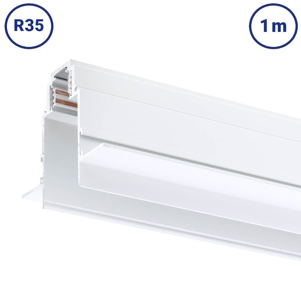 Track System Three-Phase R35B Build-in - White - image 4
