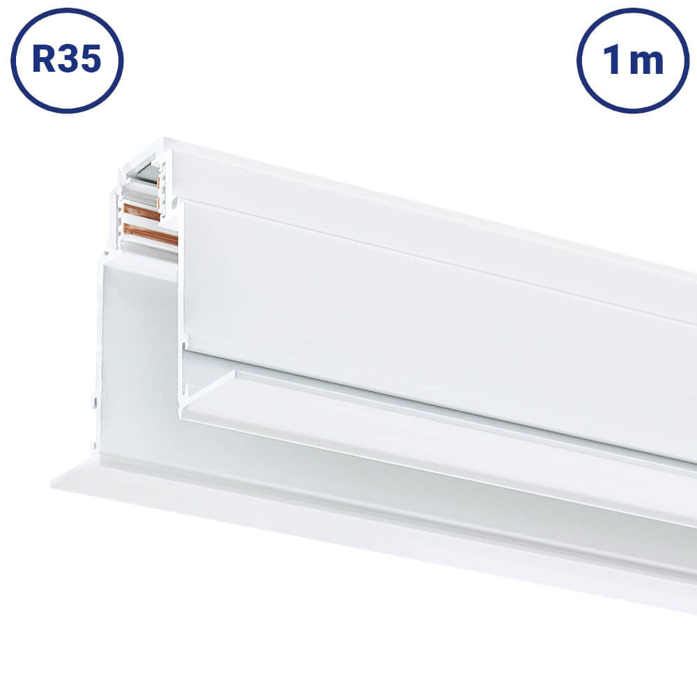 Track System Three-Phase R35 Build-in - White - image 4