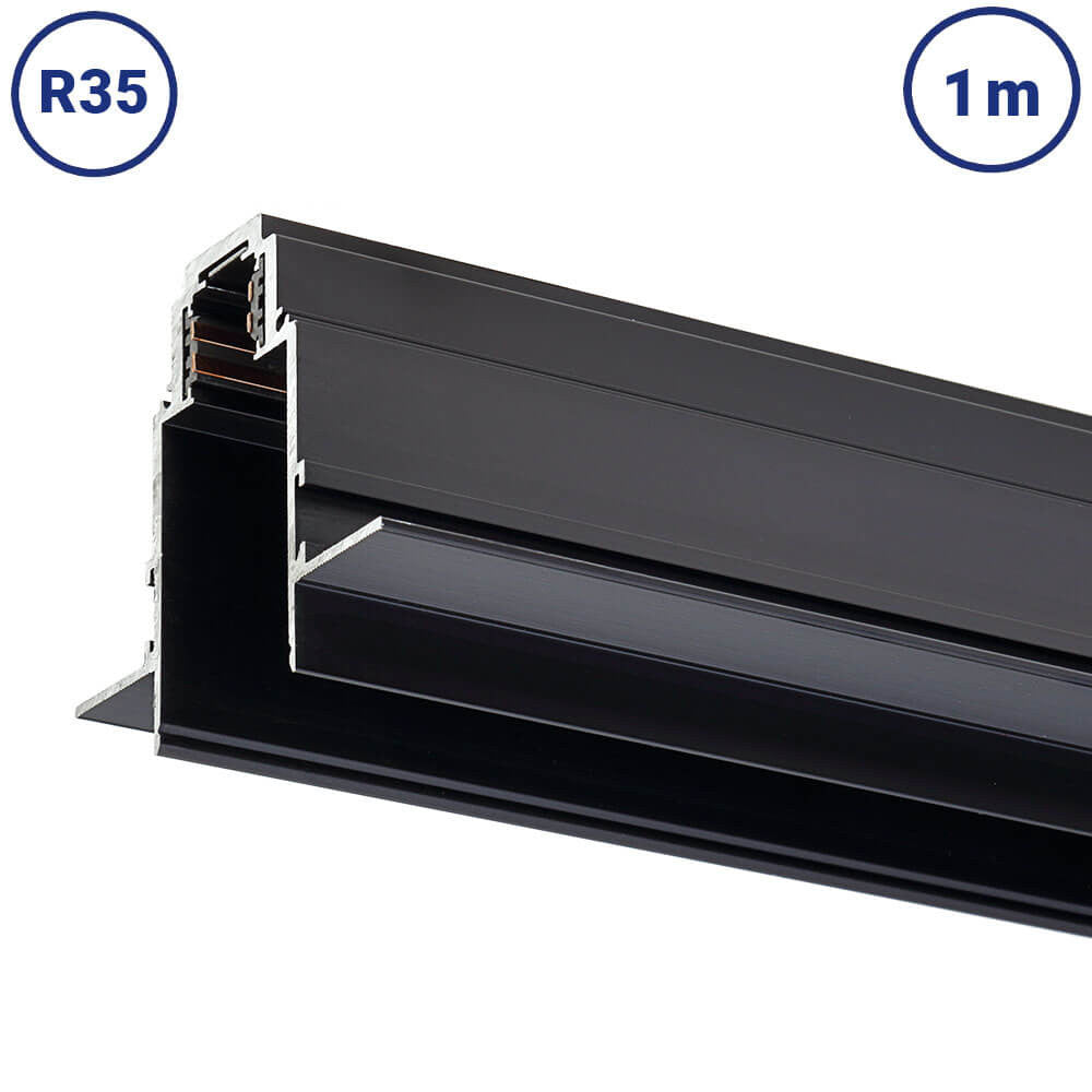 Built-In Surface Magnetic Track System - R35 Aluminium - image 4