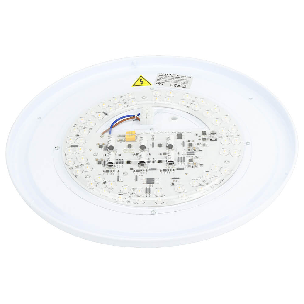 LED Ceiling Light 48W White/Wood Body CCT + Remote Control - image 6