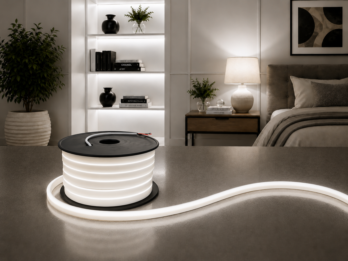 LED COB Strip 48V 6W Milky - 20m Roll - image 3