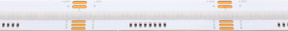 LED COB Strip RGB+6000K 24V 12W/m 640LED/m 5m/Roll - product view