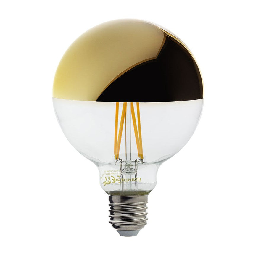 LED Крушка G95 E27 Стъкло Златист Ефект