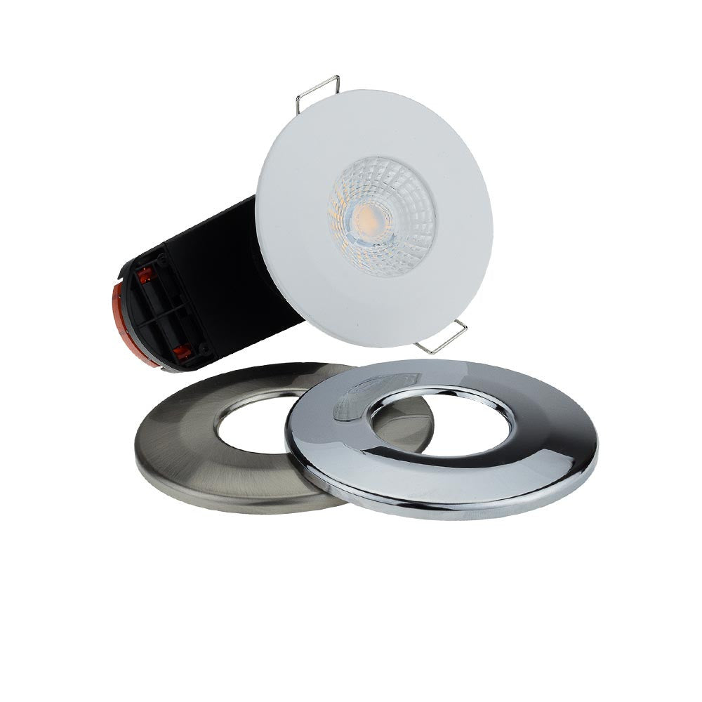 LED Fire Rated Fixture Interchangeable Bezel - image 3