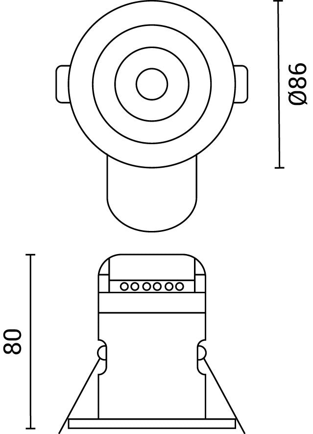 LED Fire Rated Fixture Interchangeable Bezel - image 6