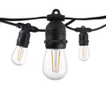Outdoor String Light 15PCS E27 14.4M Fixed Sockets - Bulbs Not Included