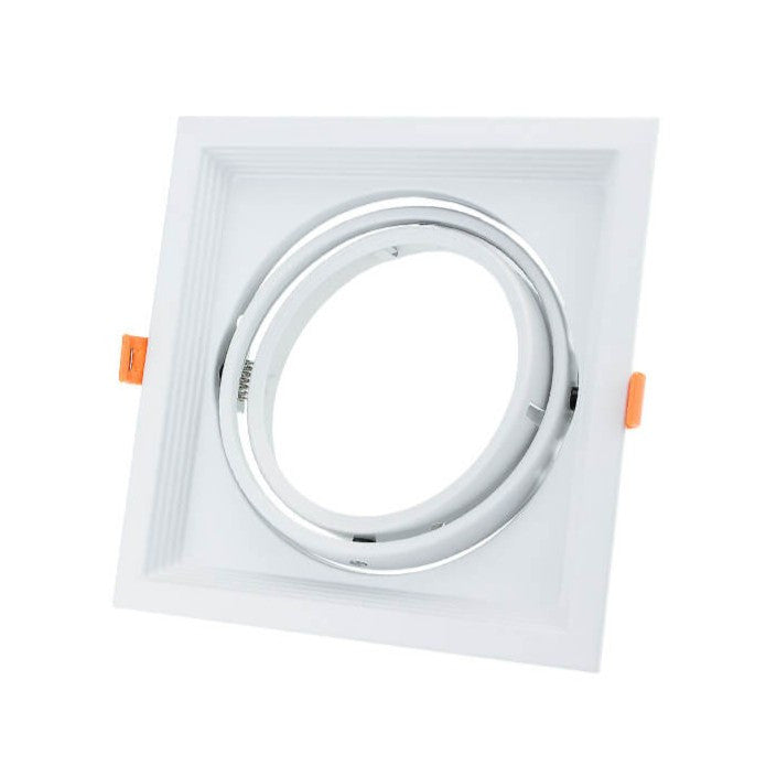 Rectangular 1*Ring Adjustable For AR111 2Pcs/Box