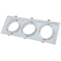 Rectangular 3xAR111 Rings Adjustable