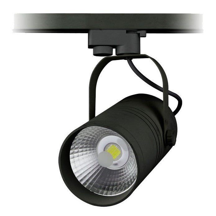 LED Interior Track Light Black Body COB