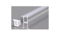 Aluminium Profile For LED Strip Silver Body and White Cover L=2m