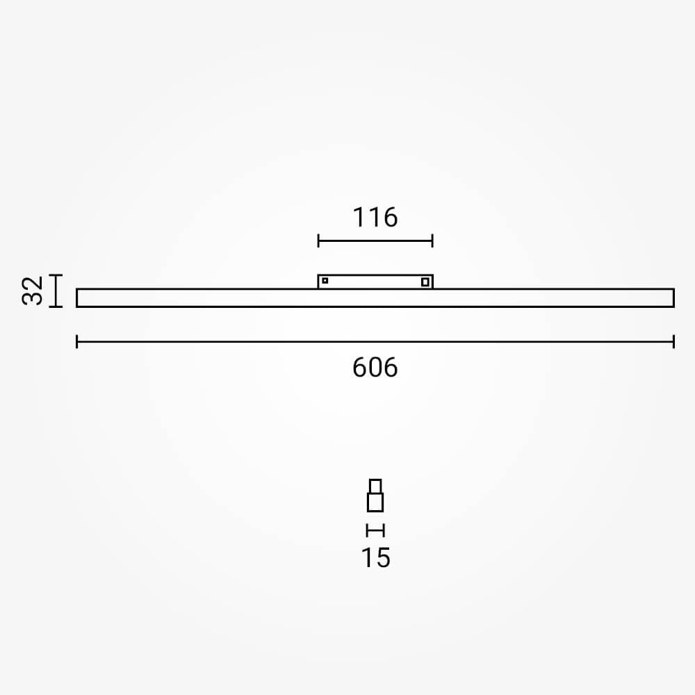 LED Magnetic Track Light M15 20W - image 3