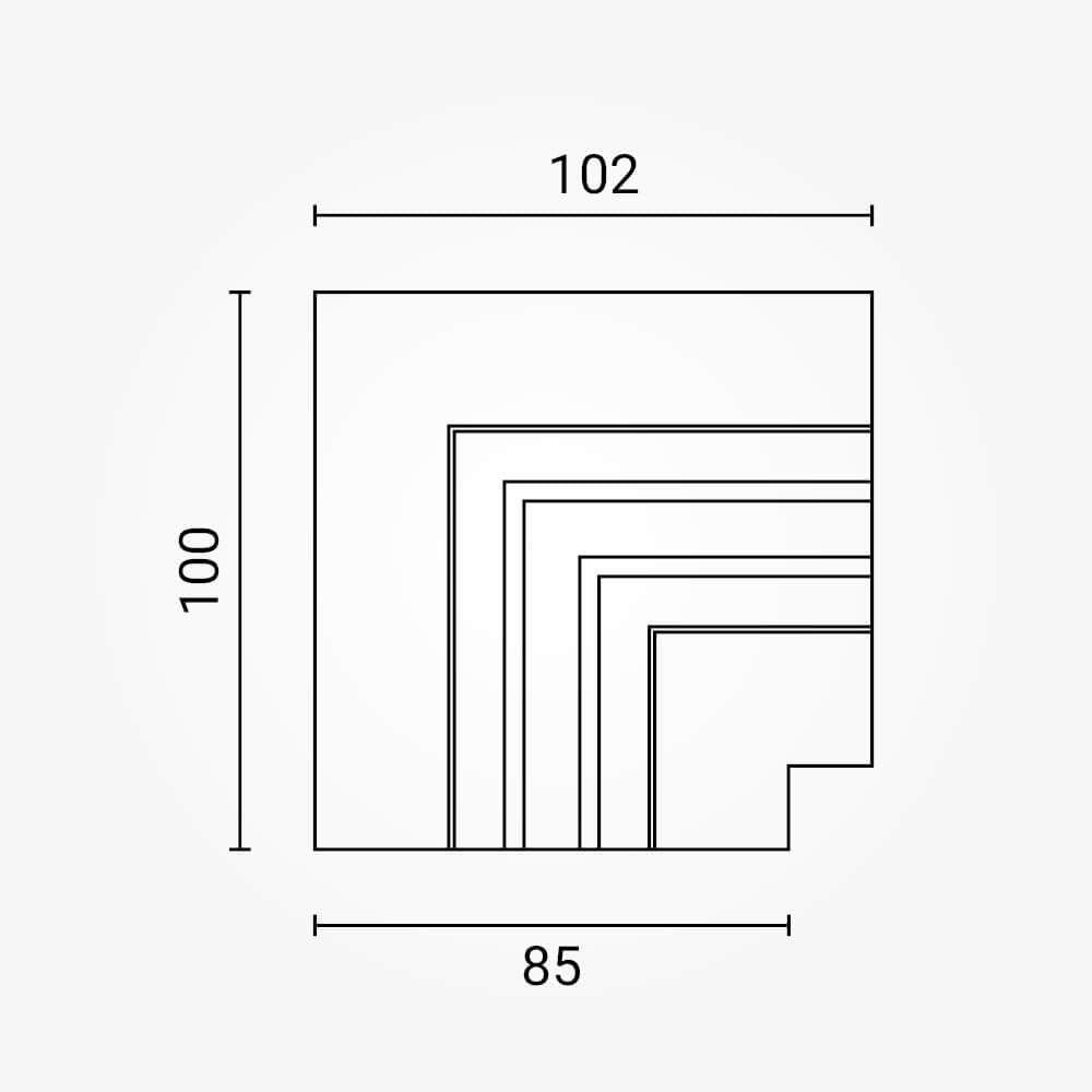 Angle Connector R35-B - product view