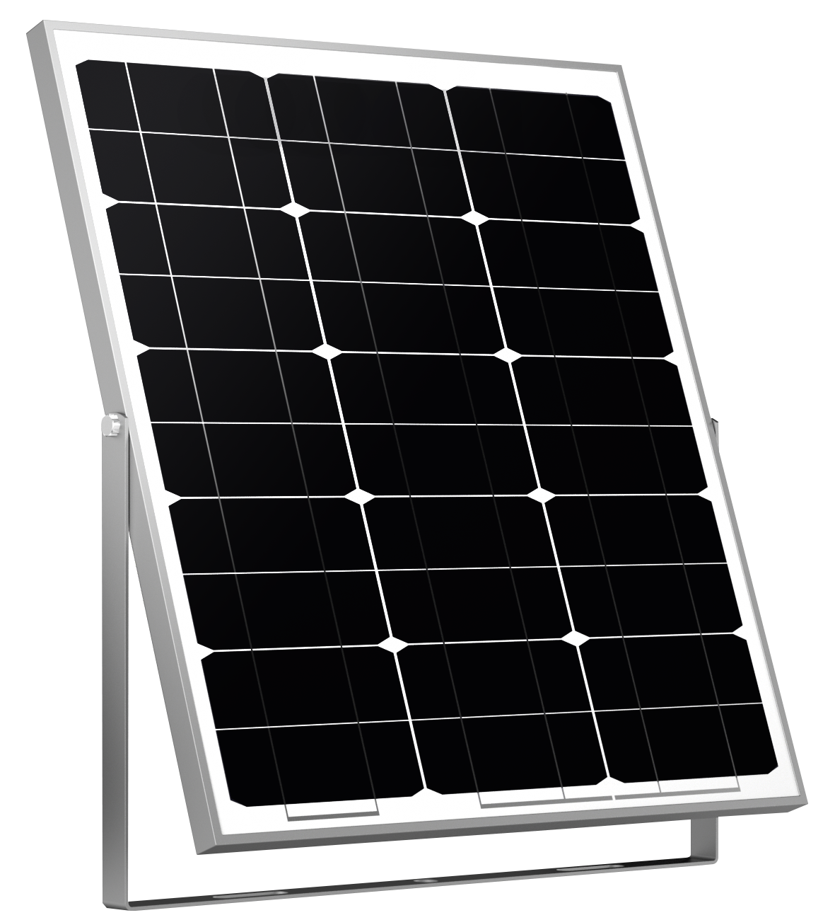 LED Flood Light with Solar Panel - energy label