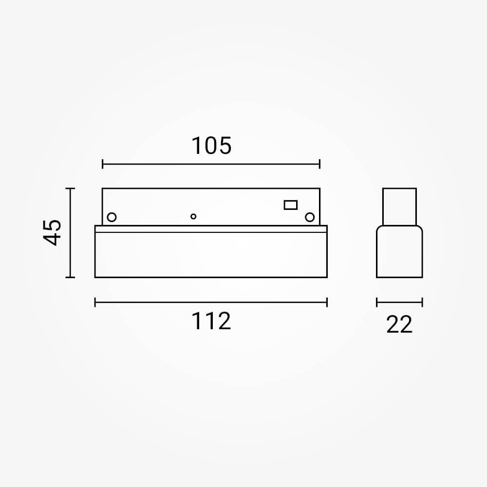 LED Magnetic Track Light M20 6 Heads - product view