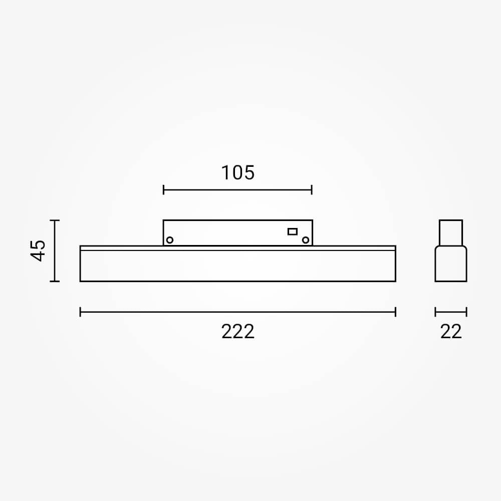 LED Magnetic Track Light M20 12 Heads - product view
