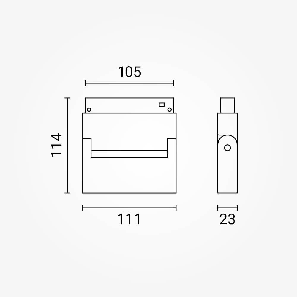 LED Magnetic Track Light M20 9W - product view