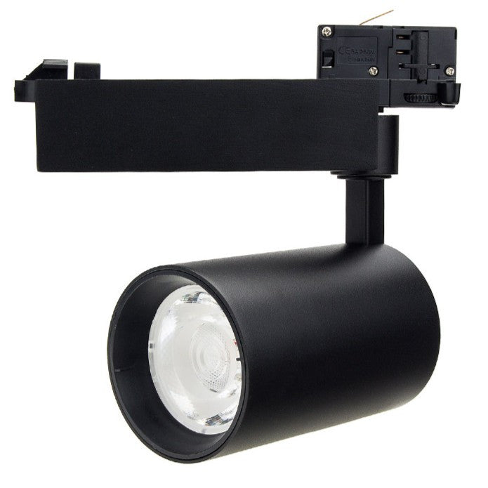 LED 4 Wire Track Light Black Body