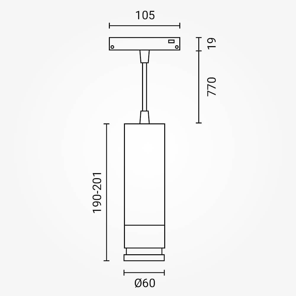LED Magnetic Focusing Spotlight M35 - product view