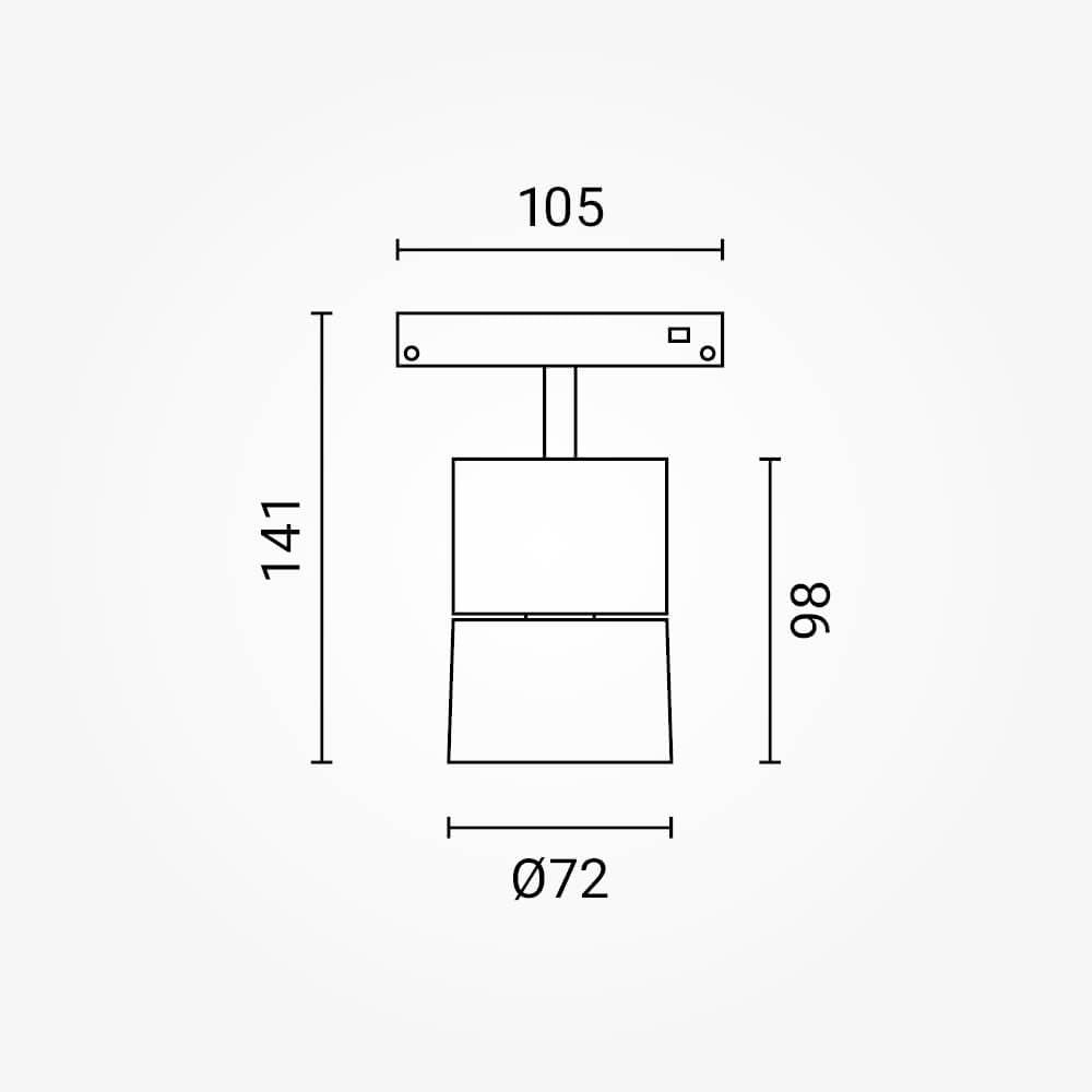 LED Magnetic Track Light M20 Track - product view