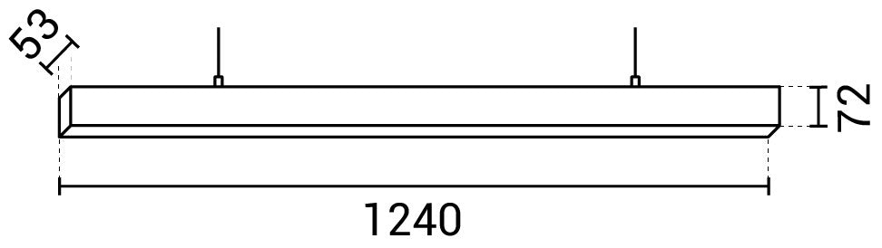 LED Linear Suspended Lights Linkable UGR<19 - image 5