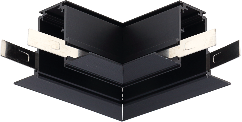 Recessed Corner For Magnetic Track System