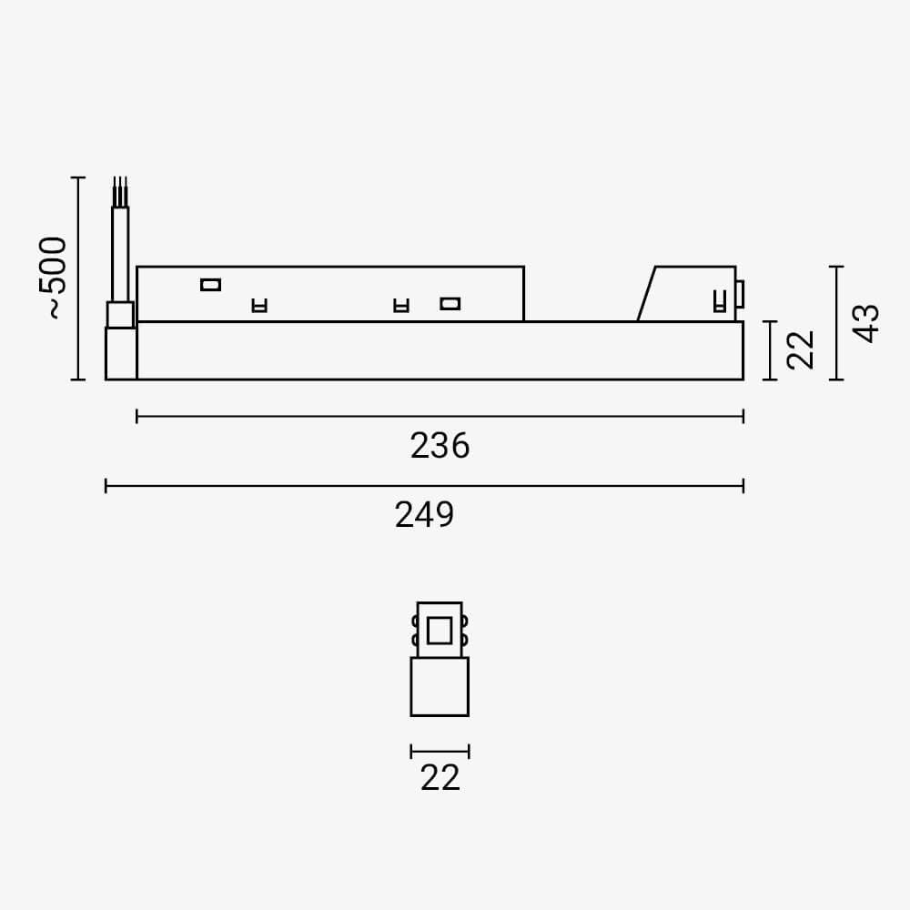 Power Supply For Magnetic Floodlights Width M20 - product view