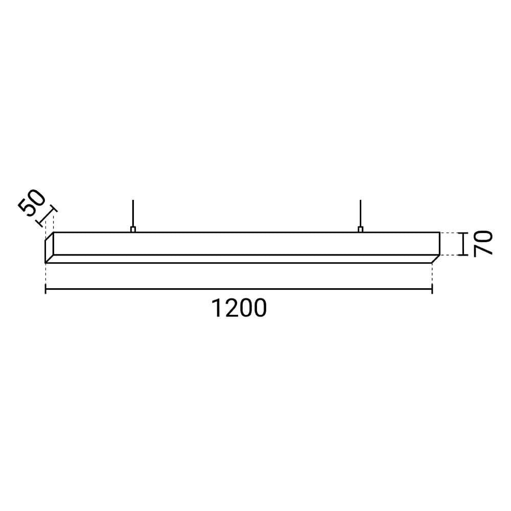 Lámpara Lineal Suspendida LED Liable 5 Años de Garantía - image 4