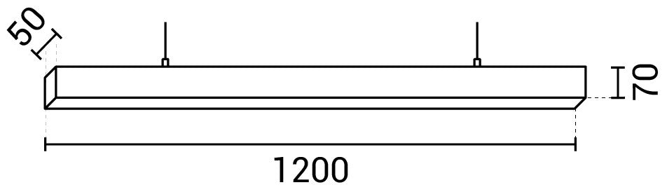 LED Linear Suspended Light Linkable 5 Years Warranty - image 4