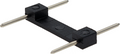 Black Straight Connector