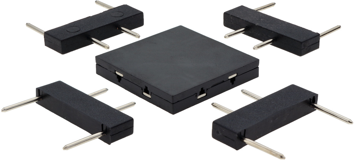 Black Cross Connector