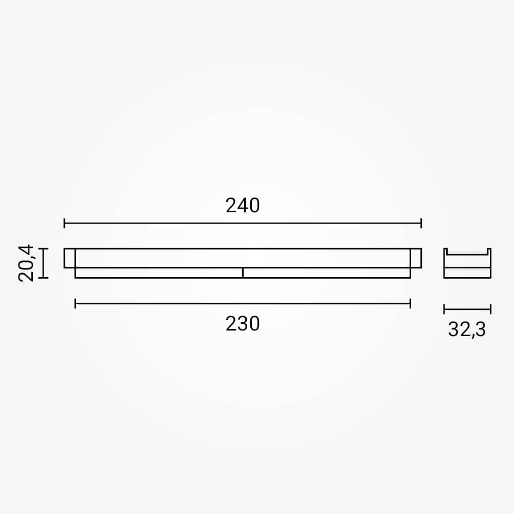 LED Mini Magnetic Track Light MM30 10W - product view