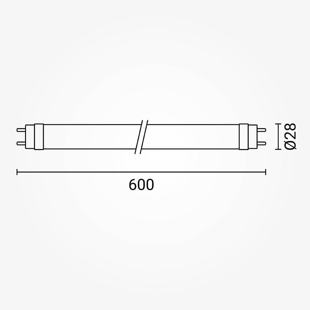 LED Tube T8 Glass Pro-Line PF>0.9 - product view