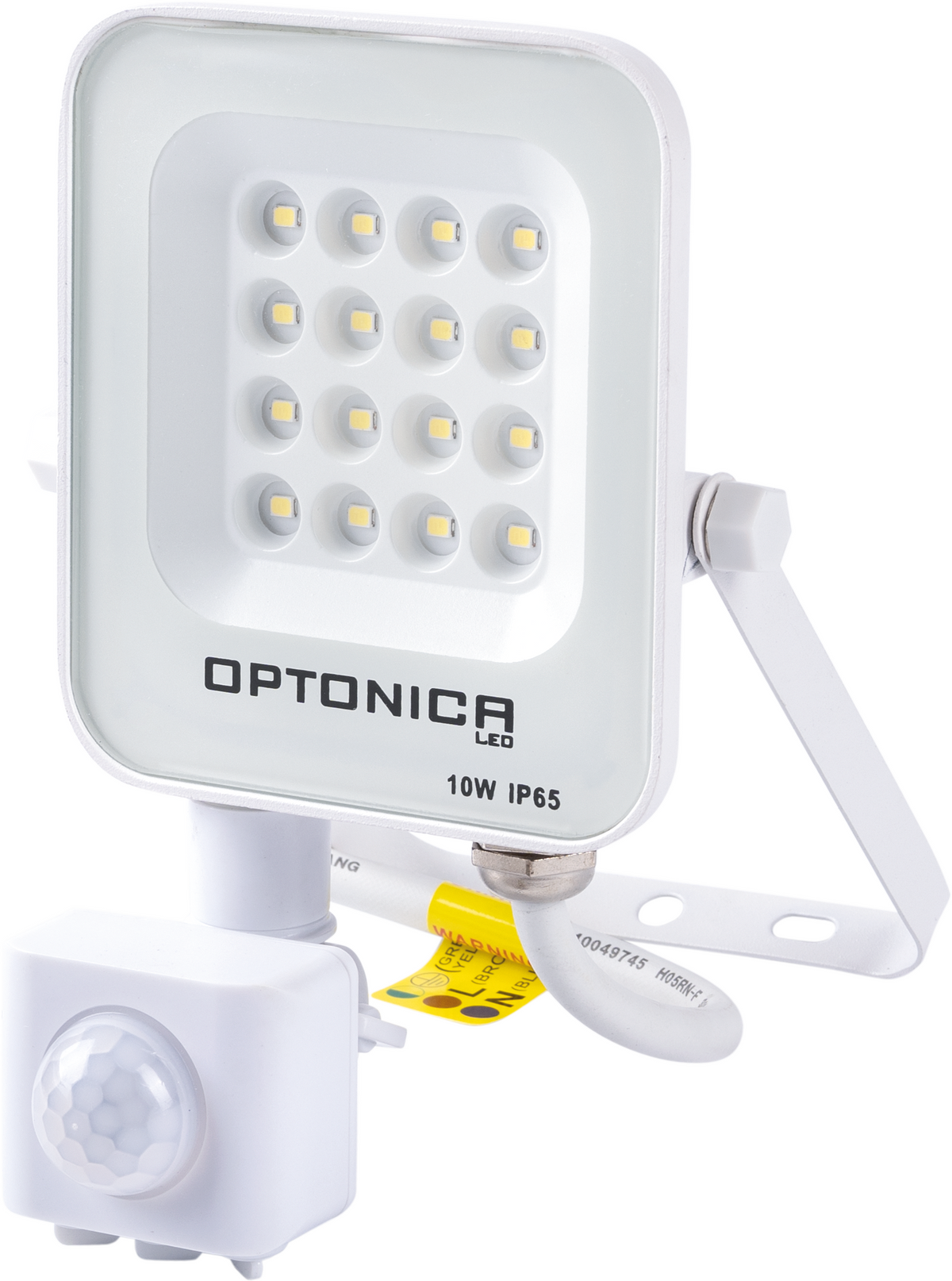 LED SMD Floodlight White Body IP65 With Sensor