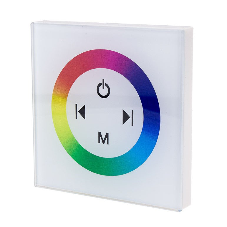 LED RGB Sensor Dimmer Wall Mountable White
