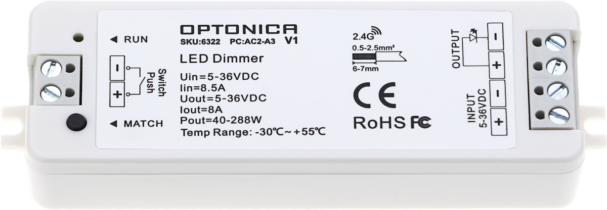 LED Controller 1CH 5-36V
