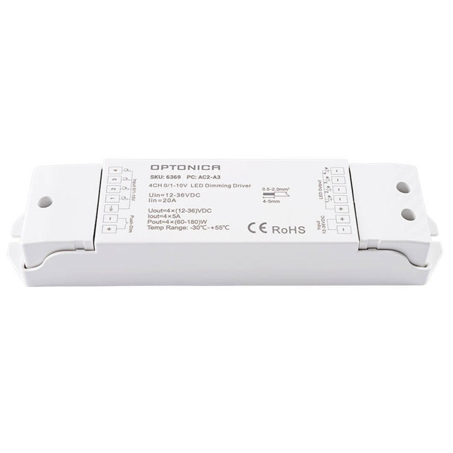 DIMMING DRIVER L4-L 12-36VDC 5A*4CH