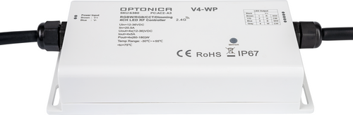 4 Channel Constant Voltage LED Waterproof RF Controller