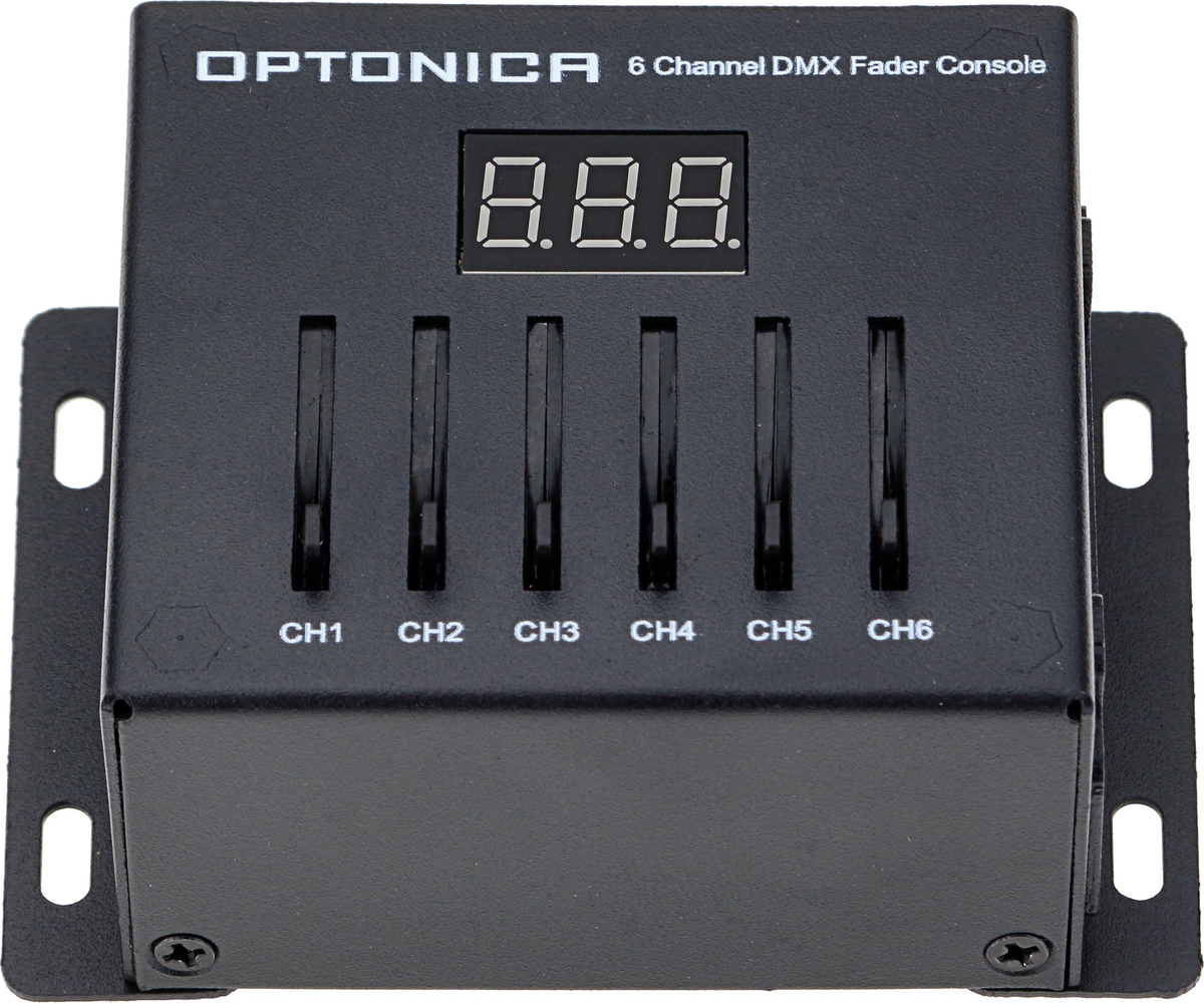 6 Channel DMX Sliding Fader Console