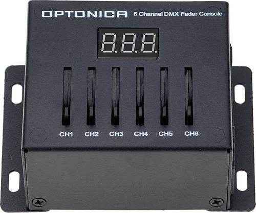 6 Channel DMX Sliding Fader Console