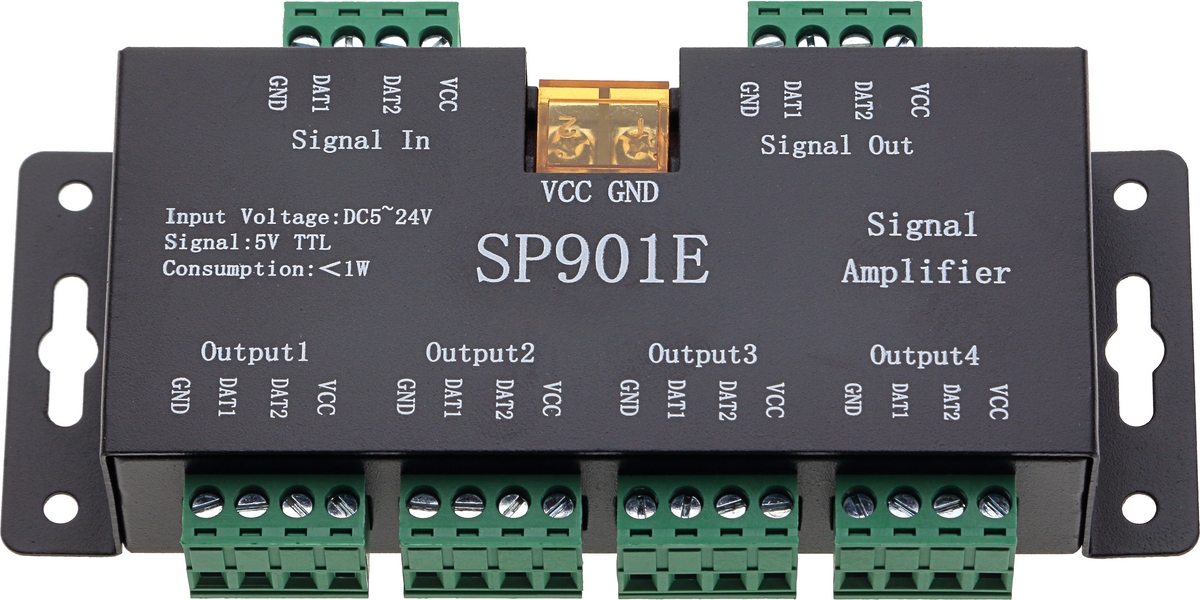 Amplifier DC5-24V 2x4=8 Group SPI Signal