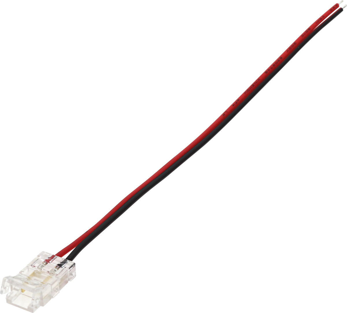 2 pólusú gyorscsatlakozó vezetékkel 8 mm-es SMD LED szalaghoz